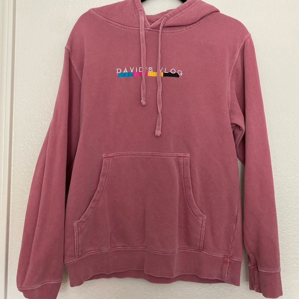 David’s vlog hoodie